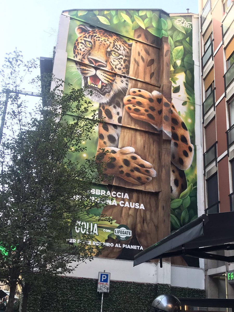 CleliaMussari's tweet photo. Passeggiando per #Milano in una bella mattina ottobrina #murales #CorsoGaribaldi (2) https://t.co/XYwJOnSUEY