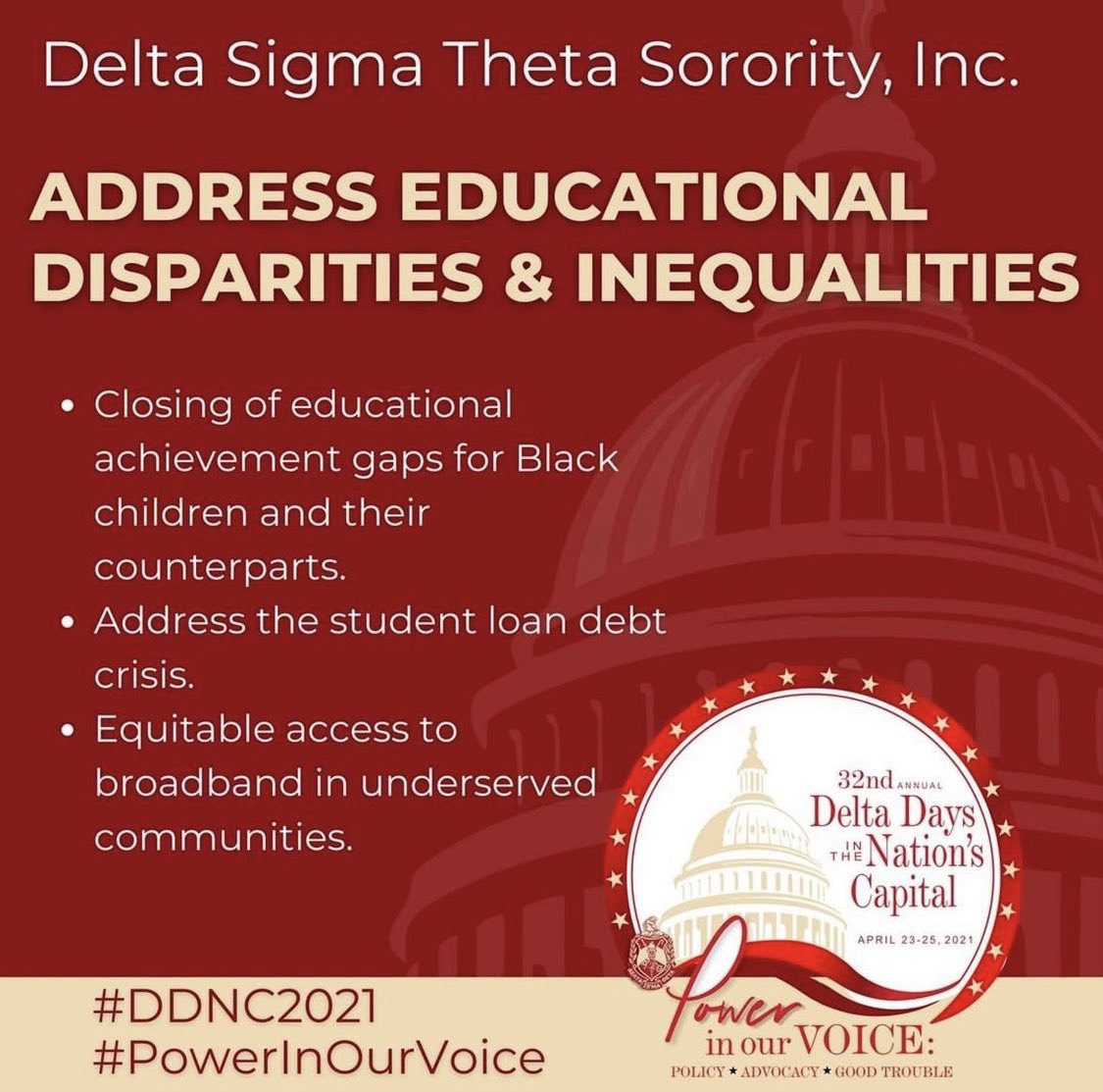easternregdst's tweet photo. #DDNC2021 #GettingIntoGoodTrouble #PowerInOurVoice #dst1913❤️ https://t.co/zxbp64dsAc