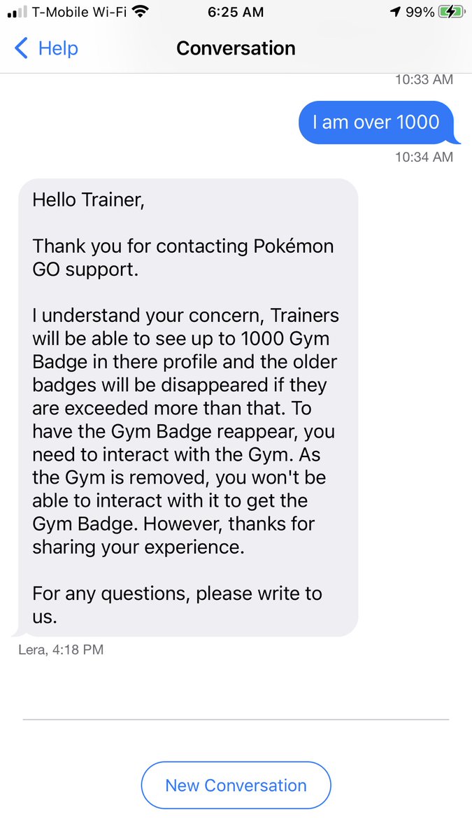 spahr_eric's tweet photo. @PokemonGoApp Create a gold gym badge to count the number of gyms each trainer has made gold so this won’t happen and you don’t have to count them one by one https://t.co/VYY5hL56Lv