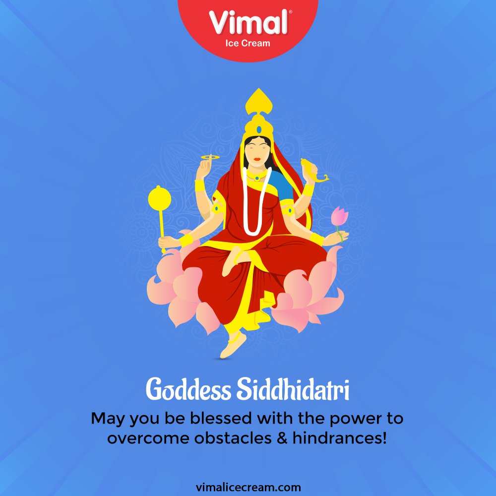 VimalIceCreams's tweet photo. May you be blessed with the power to overcome obstacles &amp; hindrances!

#Navratri #Navratri2021 #HappyNavratri #HappyNavratri2021 #Festival #VimalIceCream #IceCreamLovers #Vimal #IceCream #Ahmedabad https://t.co/hBOrlN4BlO