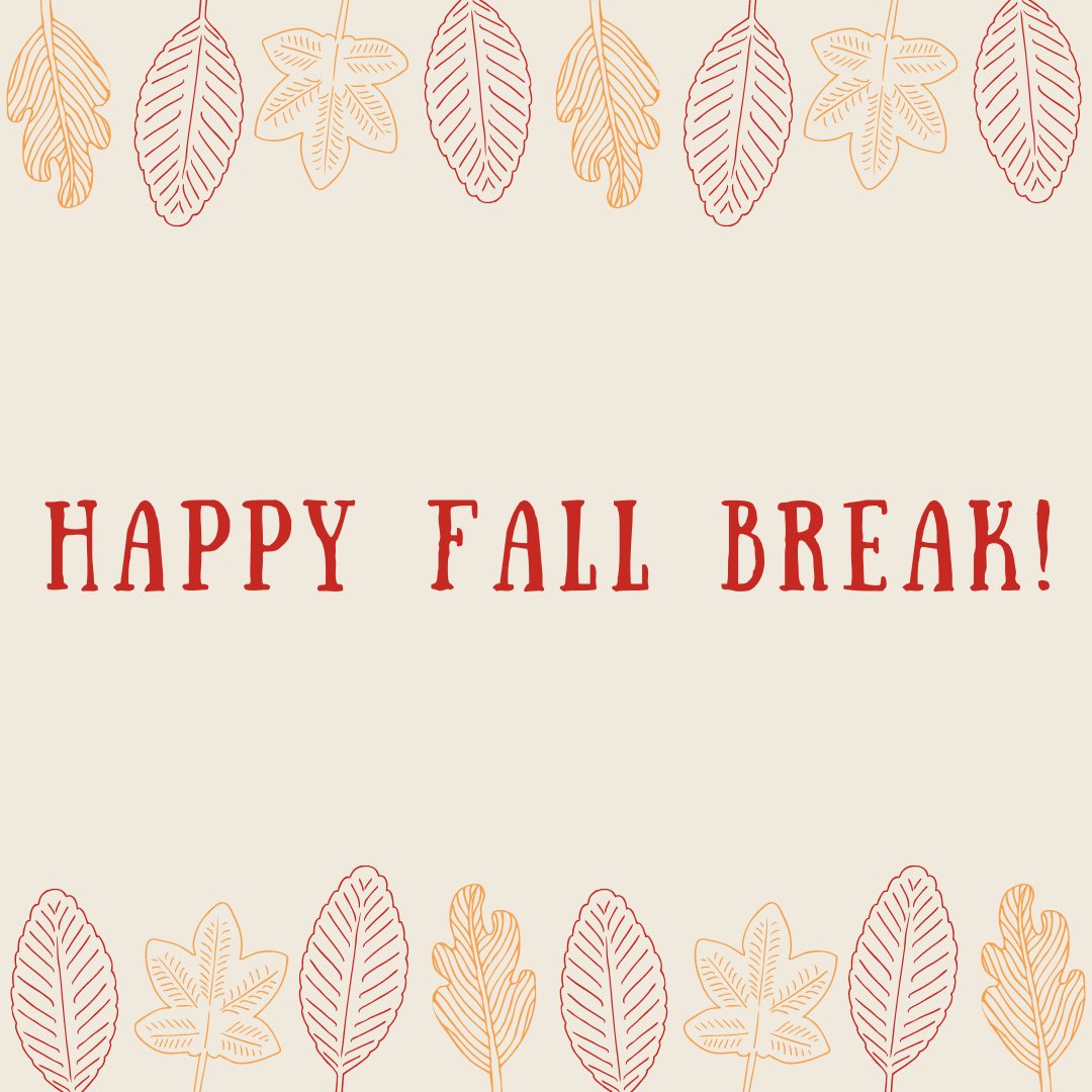 Happy Fall Break, PR Crew! We hope you have a fun, safe, and relaxing break! Stay tuned for an upcoming announcement for our next event! #UVUPRCREW