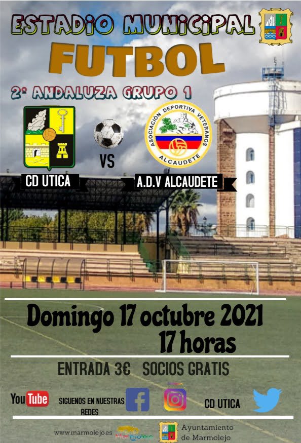 3º partido en casa, a la tercera va la vencida!! 

Todos al fútbol!!

VAMOS EQUIPO!!! Aúpa ÚTICA!! 

👏🏻💪🏻⚽️💛🖤