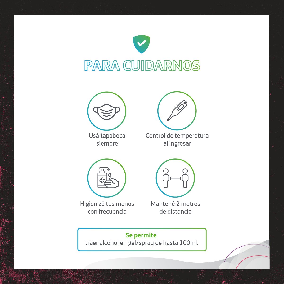 🚙 Si venís en auto reservá tu estacionamiento ahora en movistararena.werpi.com con <a href="/werpi_ar/">Werpi</a> 

👇 Para cuidarnos: