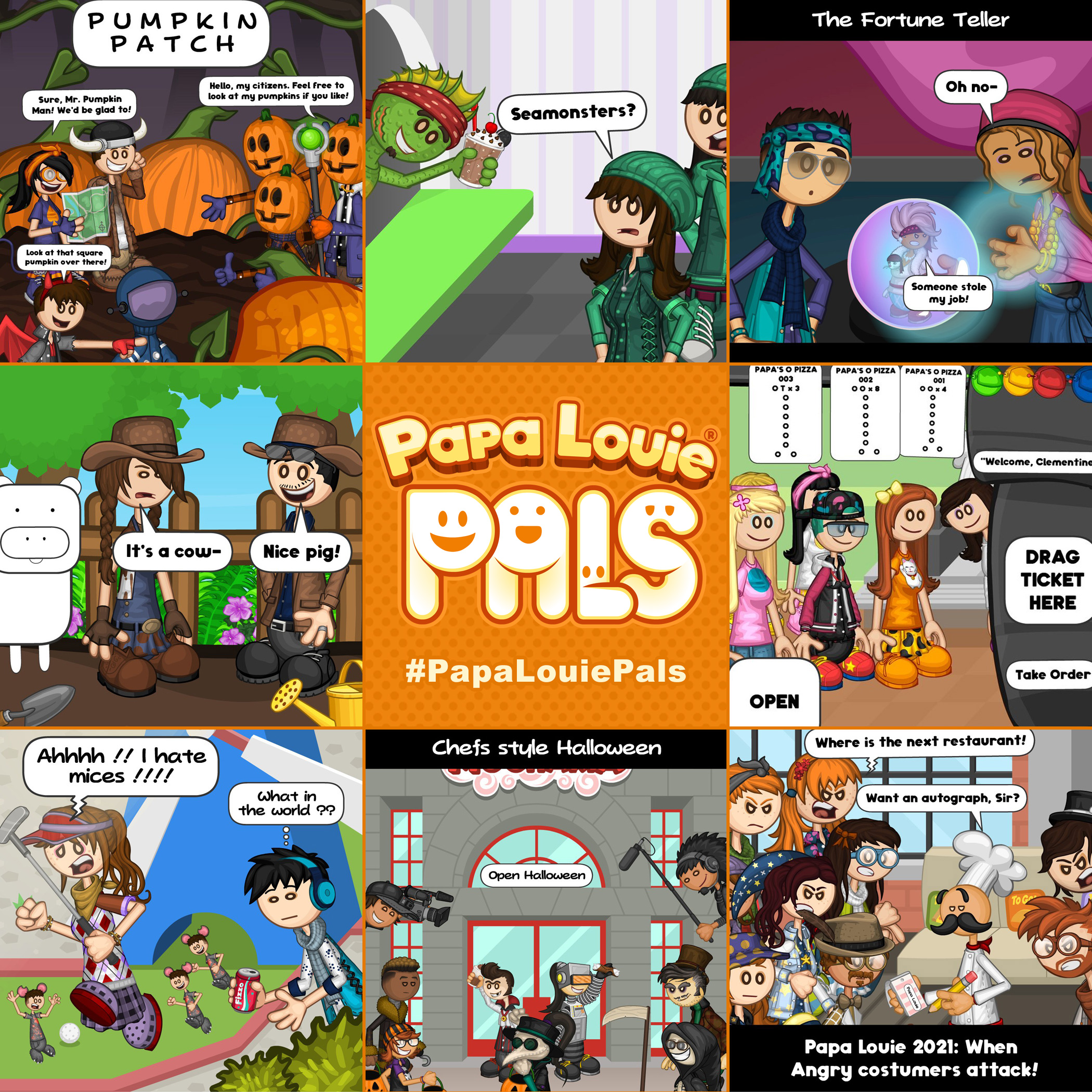 Flipline Studios on X: Papa Louie Pals: Fan Scenes!