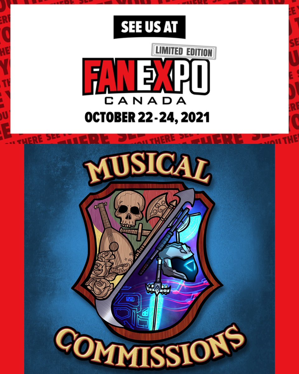 OBPmusical's tweet photo. Yes! We’re going to be @FANEXPOCANADA 👀! 

🗓22nd -24th October

See.
You.
There!

#fanexpo #fanexpocanada #fanexpotoronto #fanexpo2021 #fanexpocanada2021 
#toronto #musicalcommissions #OBPmusicalcommission  #OBPmusical 
#FantasyMusic #scifimusic #OffTheBeatenPathMusical ❤️ https://t.co/6InkOUSCM7
