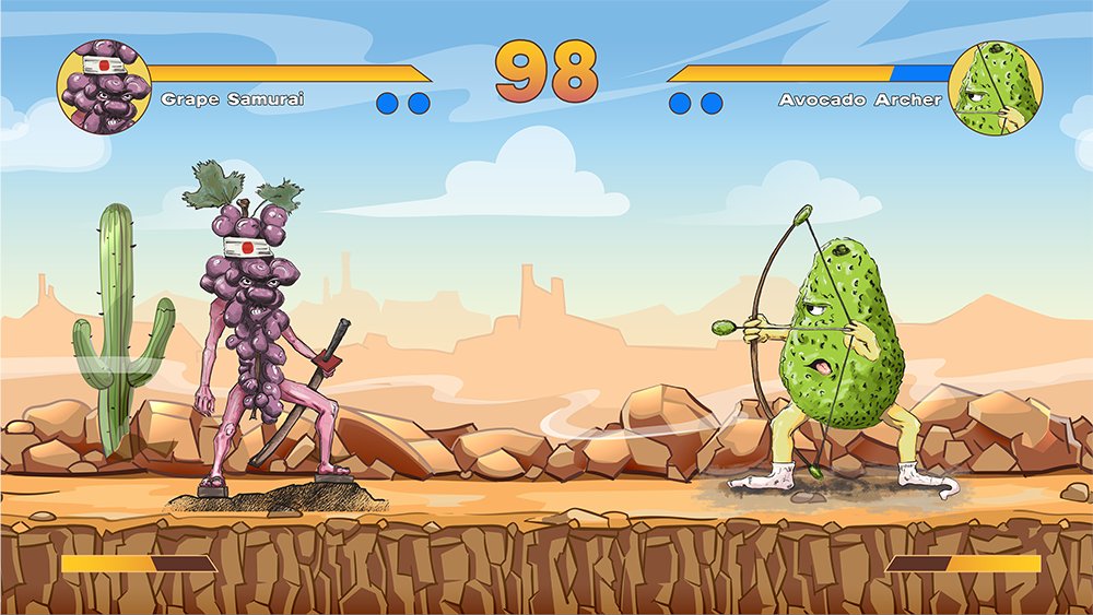 Fruit_Fighters's tweet photo. Extremely fun heads up gameplay awaits you and your fruit fighters https://t.co/PPcOPW1fum