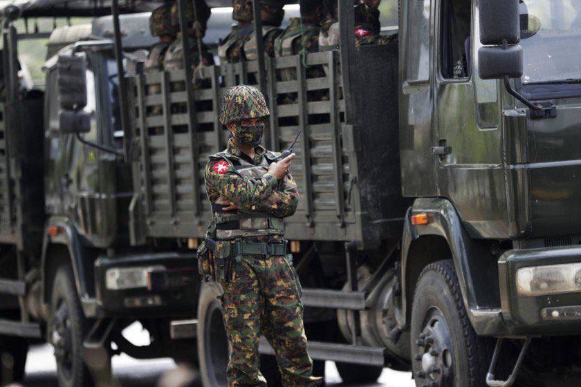 Military forces reportedly abducted at least 20 villagers &amp; killed 8 others while searching for PDF members in Tigyaing tsp, Sagaing. #AcceptNUG_RejectMilitary #Oct14Coup  #WhatsHappeningInMyanmar