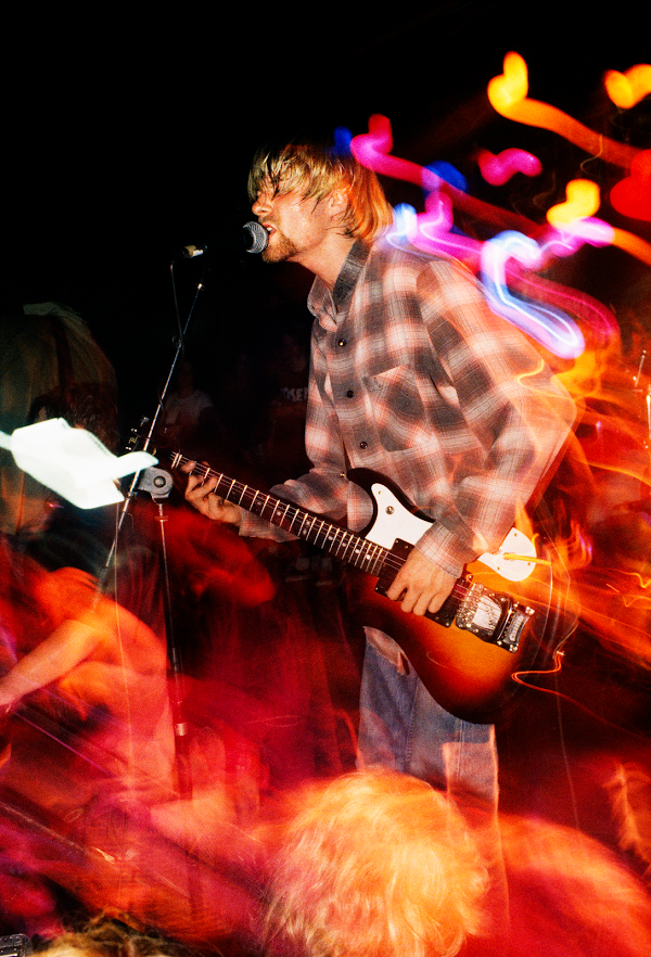"Kurt Cobain, Nirvana, International Motorsports Garage, Seattle, 1990" by @CharlesP_photog is now live as a 2 day auction on <a href="/opensea/">OpenSea</a>. 
opensea.io/assets/0x495f9…