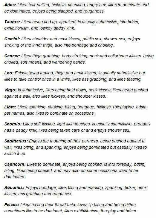 Shahredzu4111's tweet photo. The signs and their kinks. https://t.co/ZLWPQcpgtx
