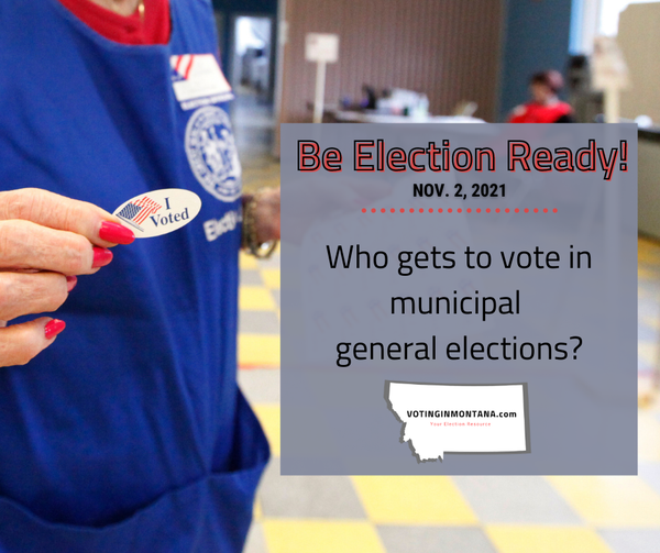 VotingInMontana's tweet photo. To vote in a city's or town's election on Nov. 2, you have to be registered to vote at a residence address located in that city or town. 🏠

#VotingInMontana https://t.co/ru1z2tENJm