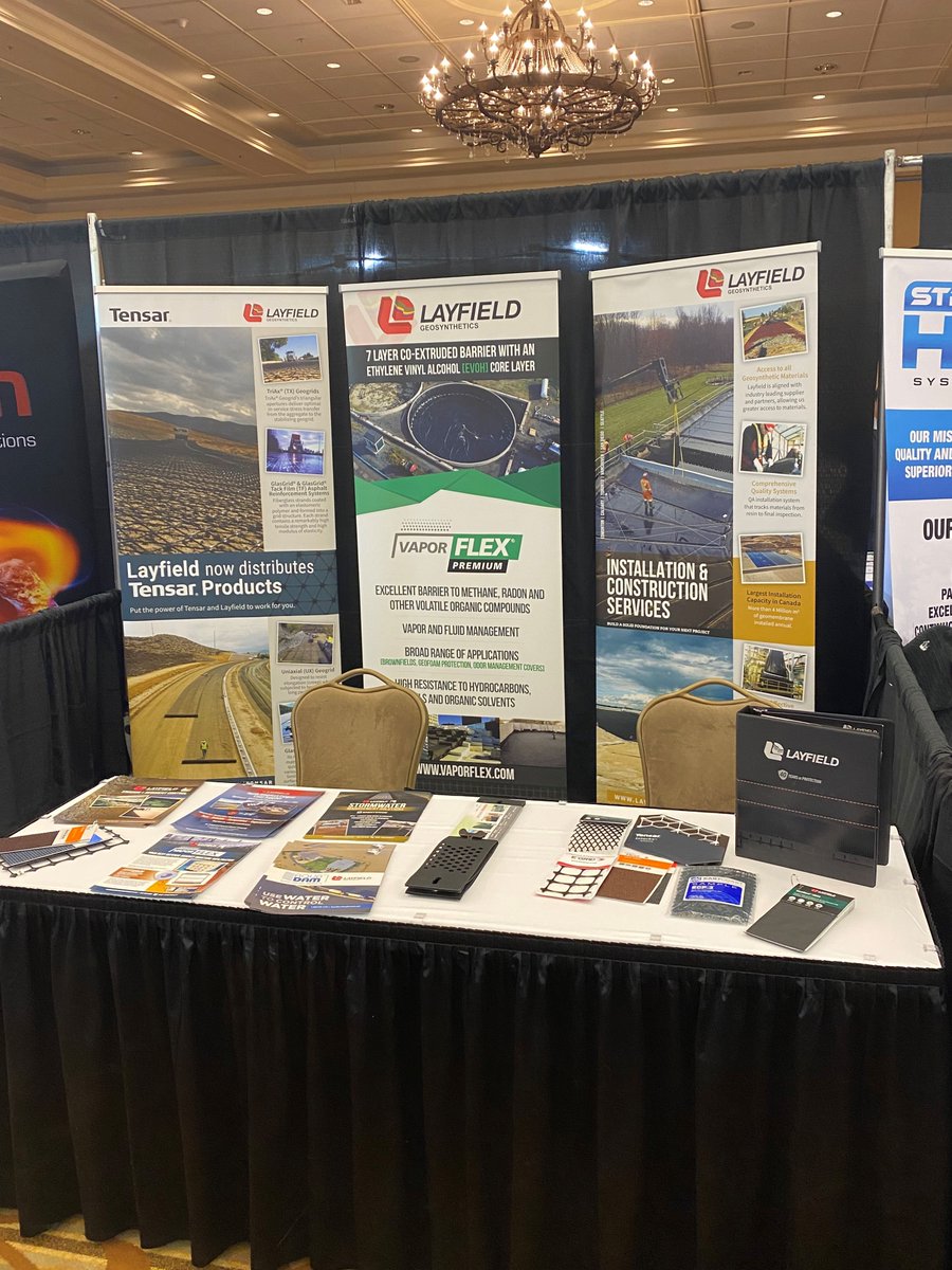 LayfieldContain's tweet photo. Visit us at Booth 48 at the @ESAARemTech Remediation Technologies Symposium from Oct 13-15 in Banff, AB. Talk to our expert Glenn Eckert, EBM Group Manager, about the latest innovations in soil and groundwater remediation. #RemTech2021 #Geosynthetics #GeoGrid #Geotube https://t.co/6fyVBlFkF3
