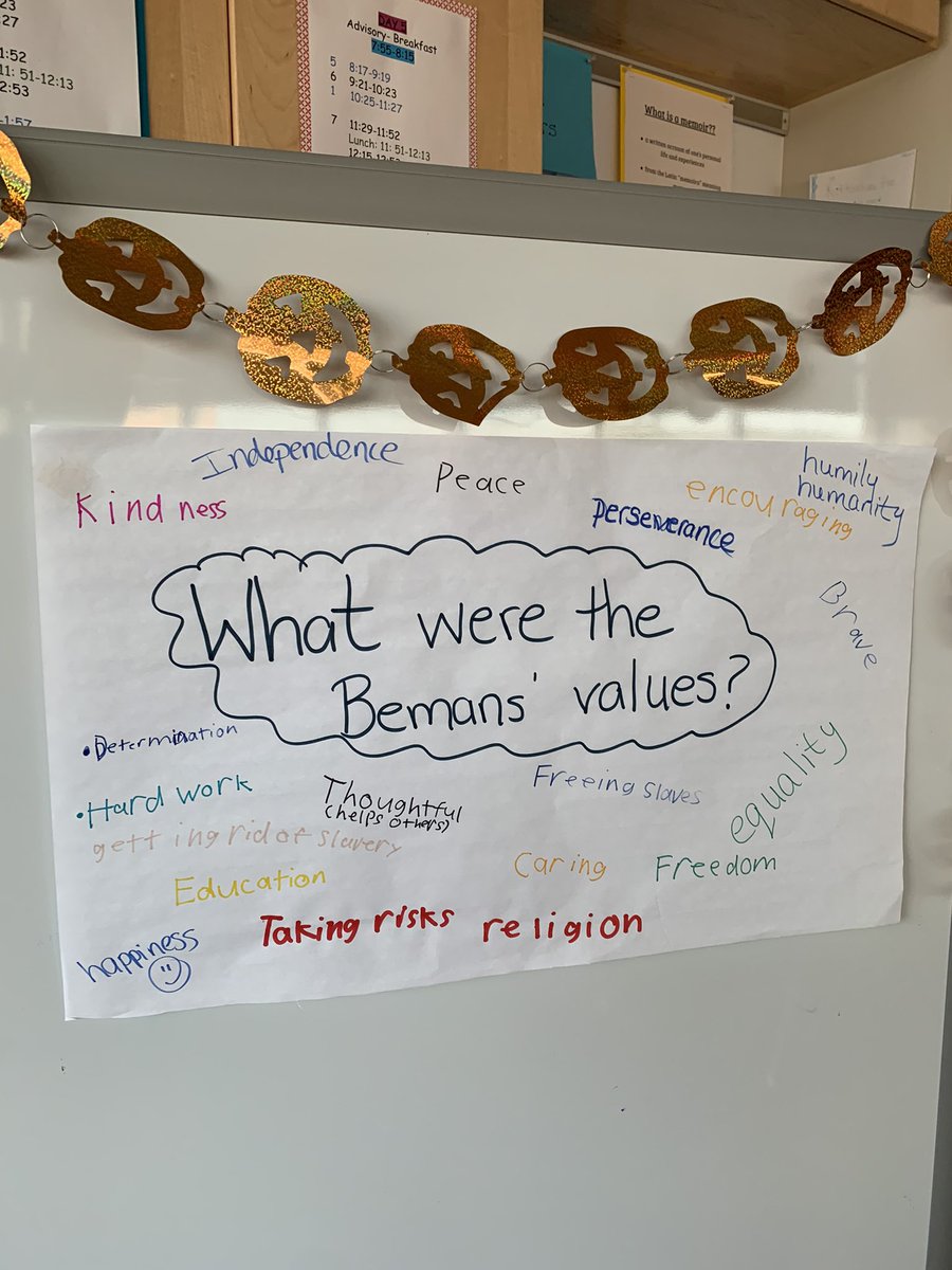 RauccidMPS's tweet photo. Student analysis of the Beman family through nonfiction texts and the themes present in the poetry of Marilyn Nelson in the inaugural unit for the namesake of #BemanMiddleSchool ! Next up students write their own belief statements! #ThisIBelieve #mpsct https://t.co/qim3JYBbLk