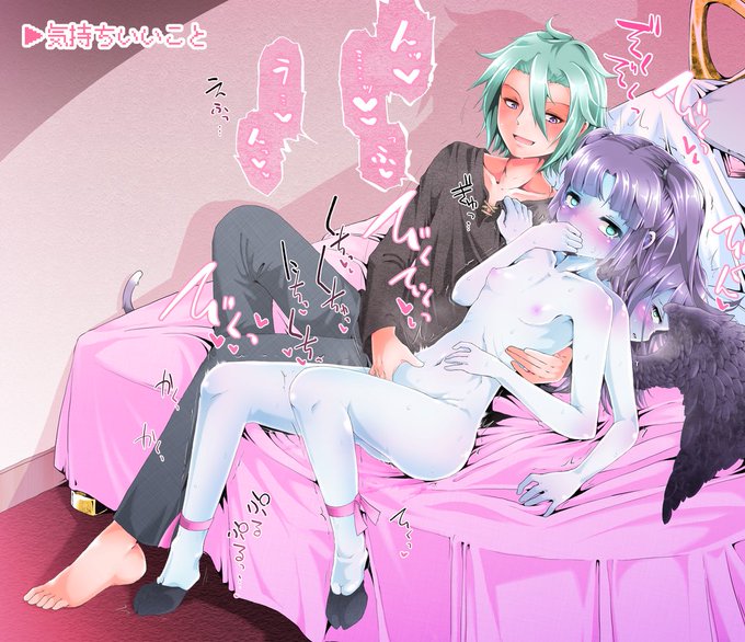 【R-18注意】
二次創作です えっちなことに興味津々なエニラちゃんと*Love*なトムさんとのちょっと踏み越えたえっちなやつください!!!!!! って言うとまずお前が描くんだよ!!!!!!と言われるのがわかりきっていたので先手を打って描きました
ふだんのふくがかわいいので着衣差分も描いたよ 