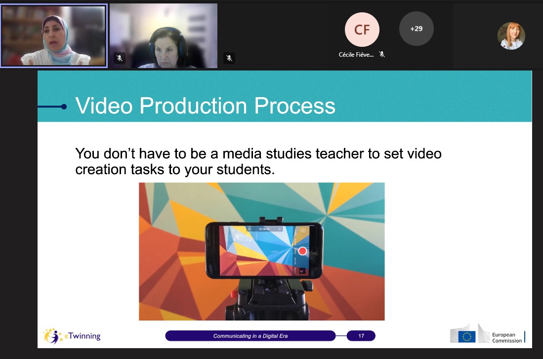 AnitaSimac74's tweet photo. Day 2 workshop on video production on the #OnlineProfessionalDevelopment Workshop for #etwinning Ambassadors 2021: Communicating in a digital eraCritical Digital Literacy Strategies: How can it actually be taught?
@eTwinningHR https://t.co/FZmnLg0FIR