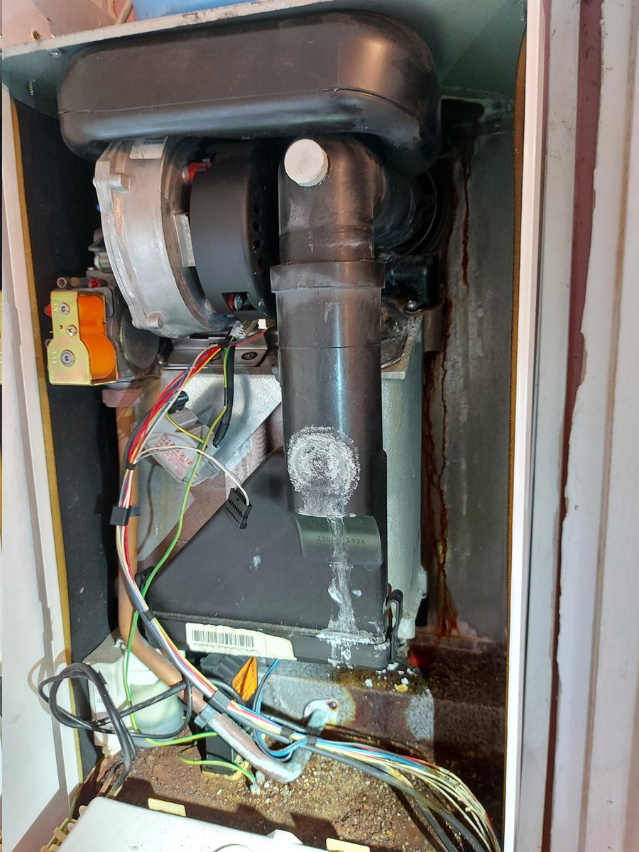 Lack of servicing and because of that issues weren't seen. Boiler condemned. New boiler required.