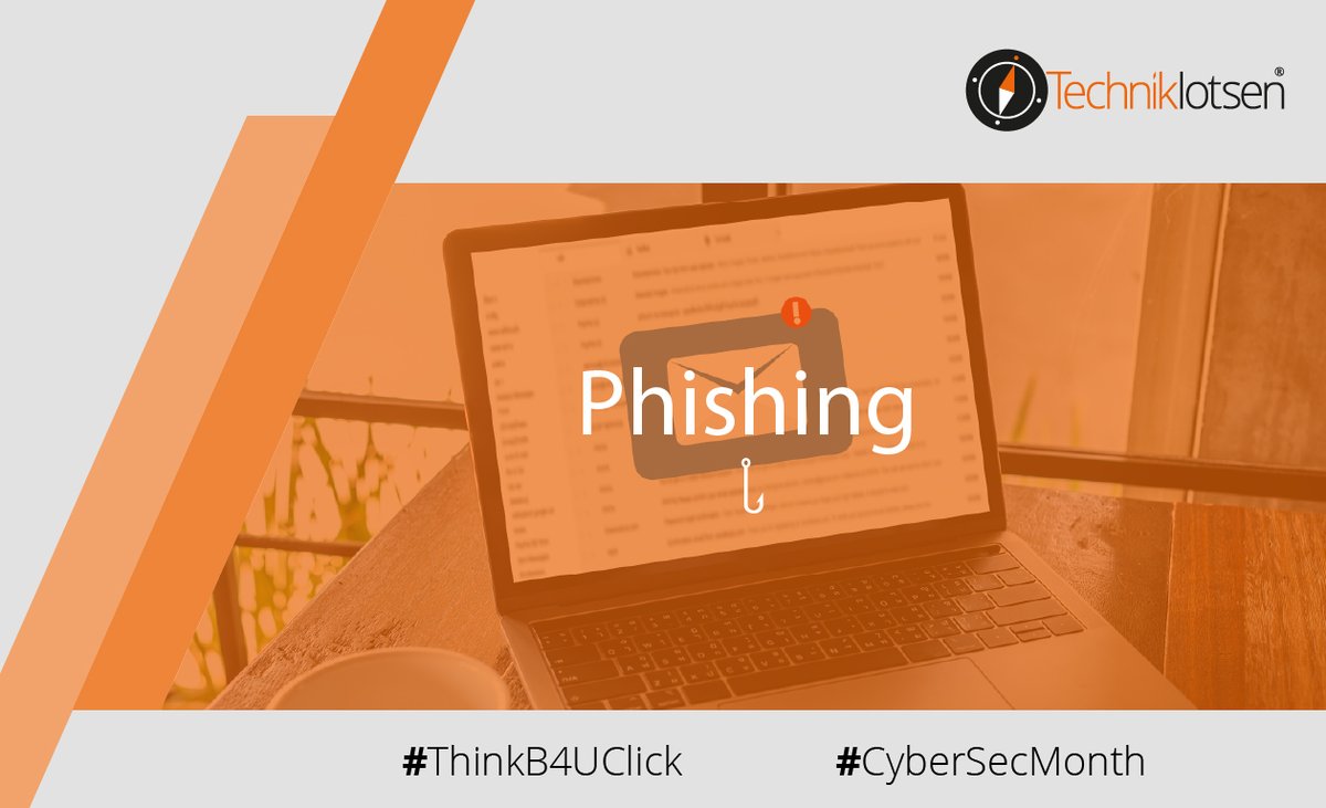 Unseren neuen Beitrag im European Cyber Security Month gibt es zu dem Thema "Phishing?".

mehr erfahren unter:
techniklotsen.de/2021/10/14/phi…

#techniklotsen #sicherheit #ThinkB4UClick #CyberSecMonth #oktober #cybersecmonth2021 #security #phishing #email