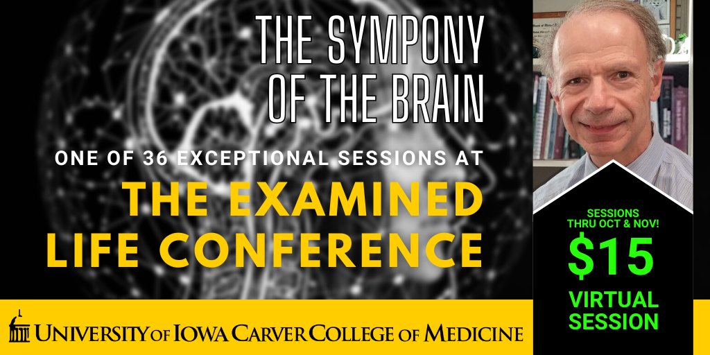 Join us where the arts and medicine meet up--@iowamed's 36 virtual sessions on writing, the humanities and the art of medicine. 10/20 - 11/20/21, a la cart registration, just $15 ea. examinedlifeconference.com/program/ #MedTwitter #MedEd