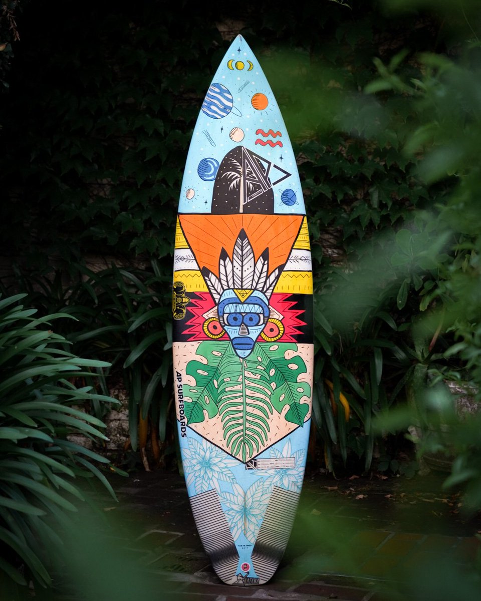 #surfart inspired in southamerican ethnies :)
#artwork done with #posca markers.