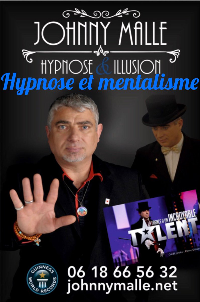 Hypnotiseur dans toute la France ….. johnnymalle.com