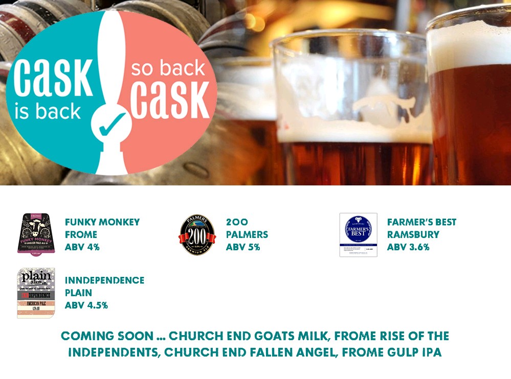 British Lion (@britliondevizes) on Twitter photo On the bar today!
A super selection of ales from local Breweries in Wiltshire & Dorset.
Beer Board: goo.gl/fqJU5c
#CaskIsBack <a href="/FromeBrewCo/">Frome Brewing Company Ltd</a> <a href="/palmersbrewery/">Palmers Brewery</a> @Ramsburybrewery <a href="/PlainAles/">Plain Ales</a> <a href="/DevizesCAMRA/">Devizes CAMRA</a>
#RealAleFinder On the bar today!
A super selection of ales from local Breweries in Wiltshire & Dorset.
Beer Board: goo.gl/fqJU5c
#CaskIsBack <a href="/FromeBrewCo/">Frome Brewing Company Ltd</a> <a href="/palmersbrewery/">Palmers Brewery</a> @Ramsburybrewery <a href="/PlainAles/">Plain Ales</a> <a href="/DevizesCAMRA/">Devizes CAMRA</a>
#RealAleFinder