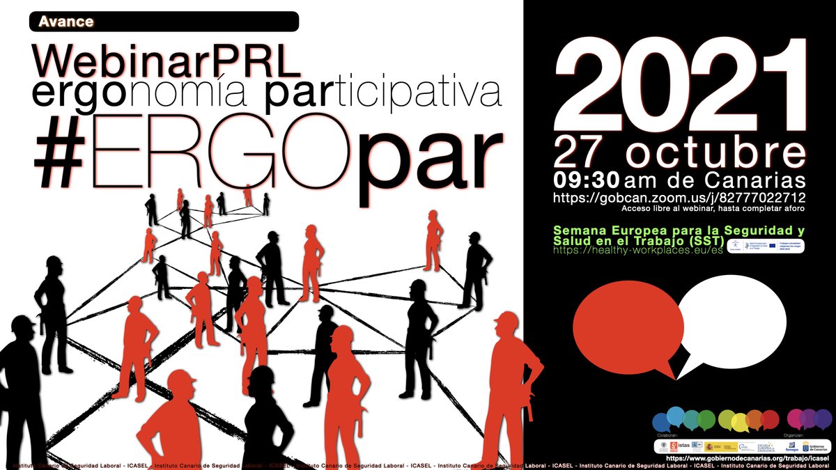 ibv_org's tweet photo. ¿Quieres conocer las claves para implementar #ergonomíaparticipativa en tu empresa?

🗣 @MercedesSanchis nos las presentará en el #WebinarPRL "Ergonomía participativa: #ERGOpar 2021", organizado por @ICASELcanarias y @FEMEPA_LP 

✍🏻 https://t.co/BopgqaTksc
#SST #PRL #Ergonomia https://t.co/u3eJIjKnHN