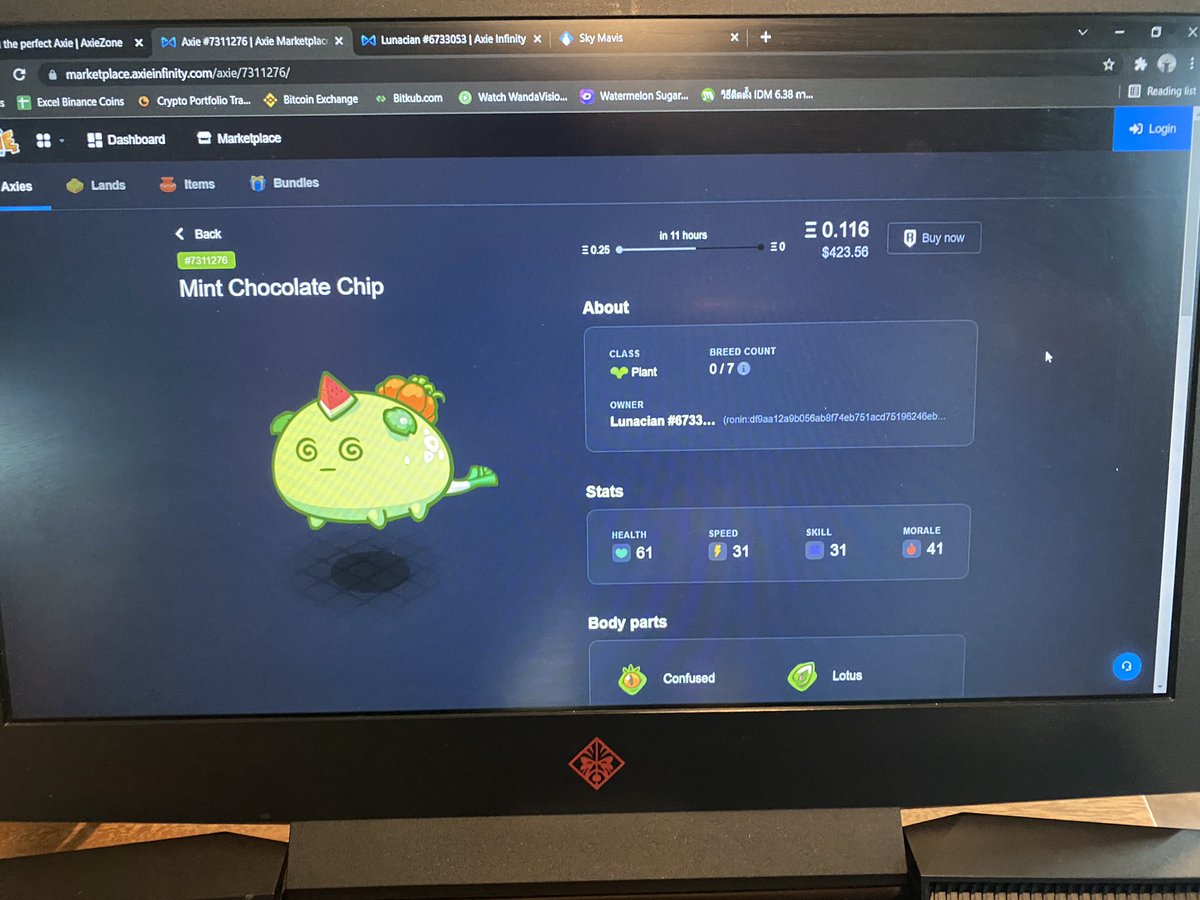 dessertkid's tweet photo. @AxieInfinity three scows hacked from my account last night - now being sold on market place - don’t buy them - I want them back - help me https://t.co/qYVQrhcnB2