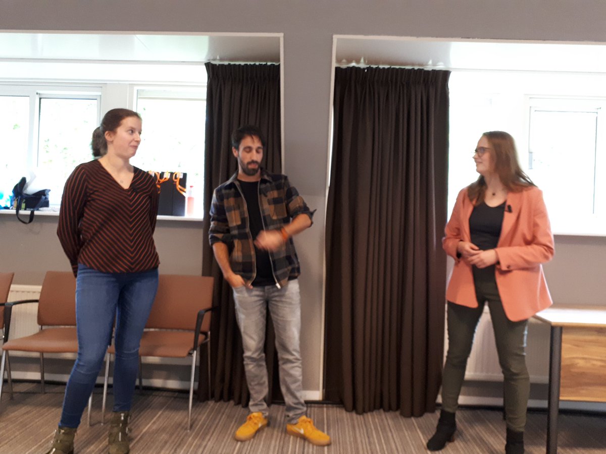 VoorzitterNVKF's tweet photo. dit zijn de JOPpers! Stephan Blazis, Margo van Gent en Femke Vaassen! 
#Eyeofthetiger https://t.co/wxtZBE555k