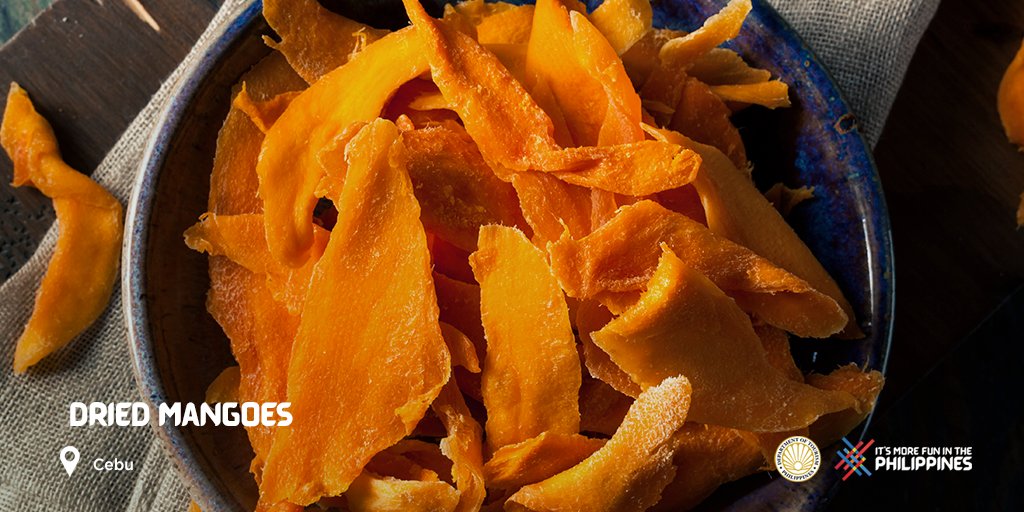 TourismPHL's tweet photo. Taste the sweet life that awaits you in the Visayas with treats like Bohol’s sugary Calamay, Cebu’s world-famous Dried Mangoes, Negros Oriental’s Puto Maya &amp; Tsokolate Dumaguete, and Siquijor’s Peanut Brittle.

#MoreFunAwaits #ItsMoreFunInThePhilippines https://t.co/GqSp9aLbLX