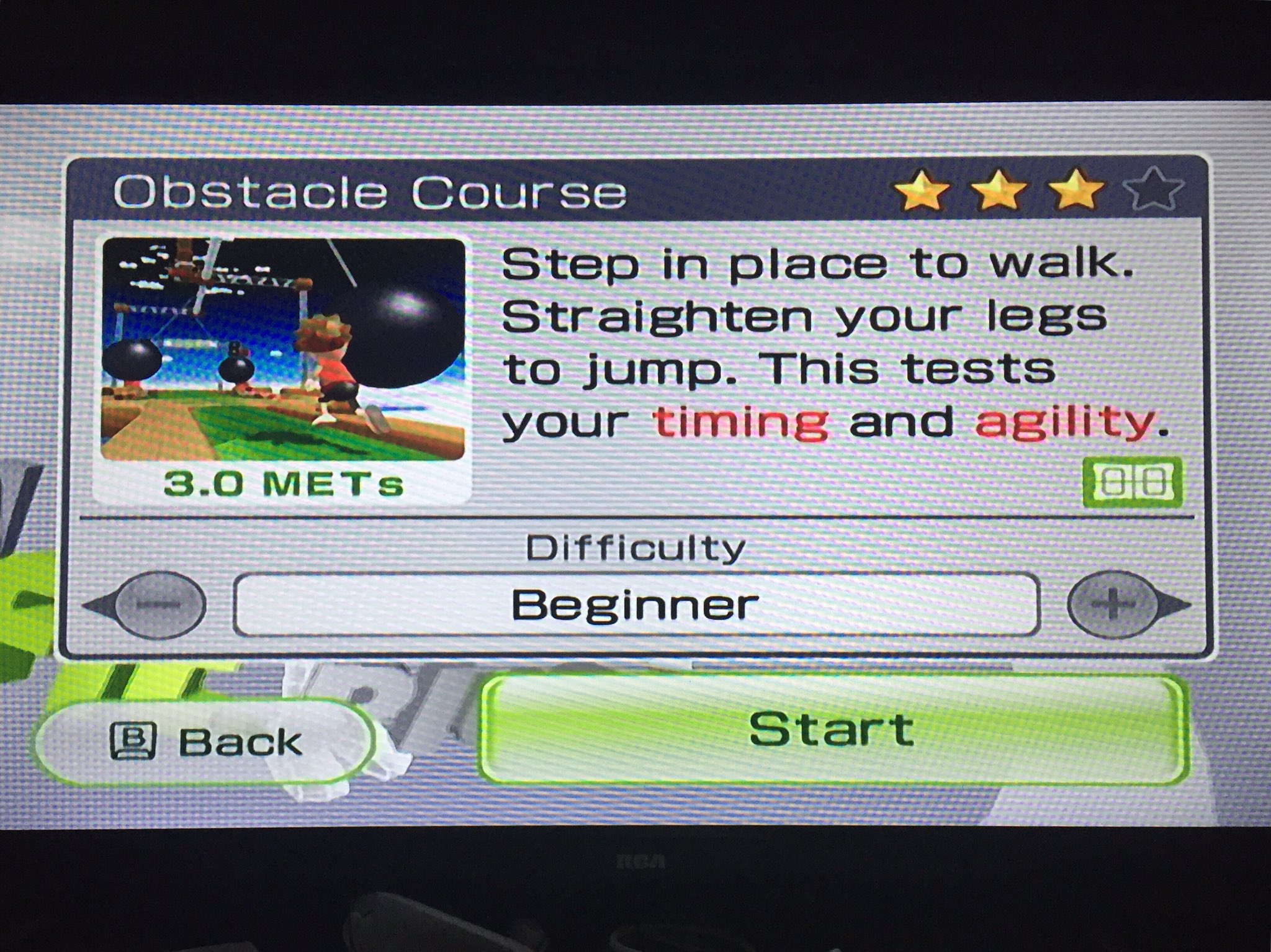 Wii obstacle 2024 course games