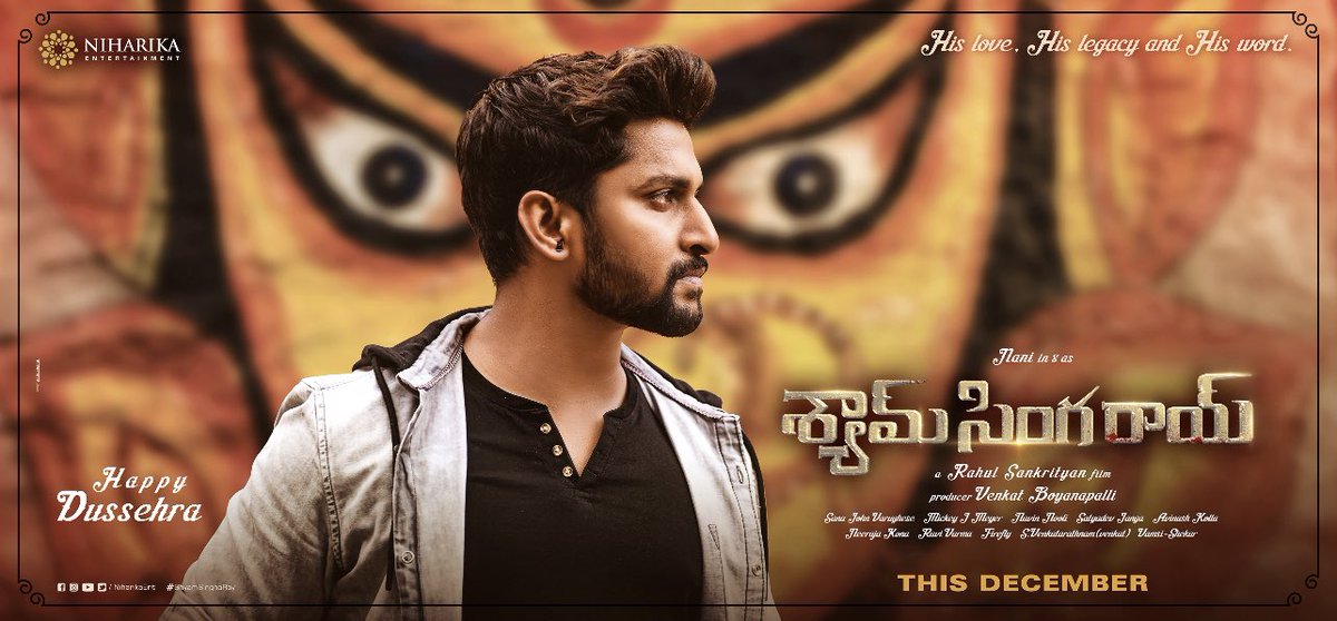IamKrithiShetty's tweet photo. ‘KALI’ is a ferocious form of 
‘DEVI’🙏 

Introducing 𝗩𝗔𝗦𝗨 🕶🎥 From #ShyamSinghaRoy 🔱

Happy Dussehra🔥

𝗜𝗡 𝗧𝗛𝗘𝗔𝗧𝗥𝗘𝗦 𝗧𝗛𝗜𝗦 𝗗𝗘𝗖🤘

Natural⭐ @NameisNani @Sai_Pallavi92 @IamKrithiShetty @MadonnaSebast14 @Rahul_Sankrityn @MickeyJMeyer @vboyanapalli @NiharikaEnt https://t.co/Xa7EB6Jzof