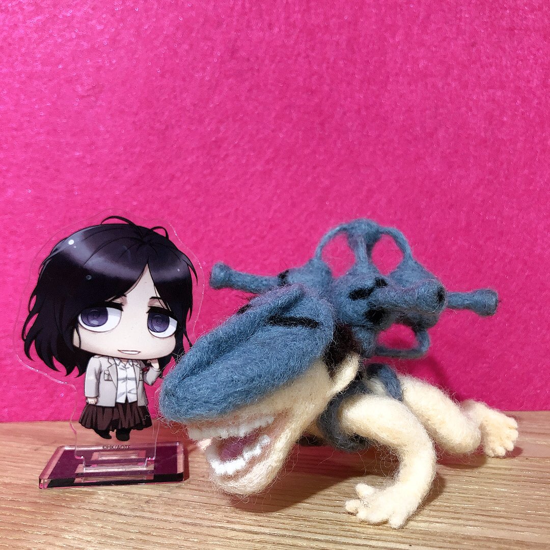 進撃の巨人🐏羊毛フェルト 『車力の巨人（ピークちゃん）』 final