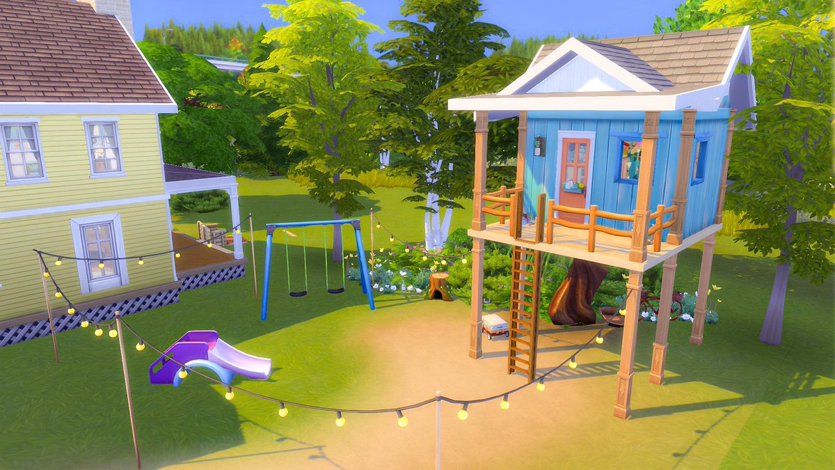 TheSpookySimmer's tweet photo. Did anyone actually have a treehouse growing up? I would have killed for something like this as a kid😍🏡@TheSims #TheSims4 #Ps4 #ConsoleBuilds #NoCc #ShowUsYourBuilds
✨gallery id: kyliekathleen97✨ https://t.co/1EZqUvEpZ0