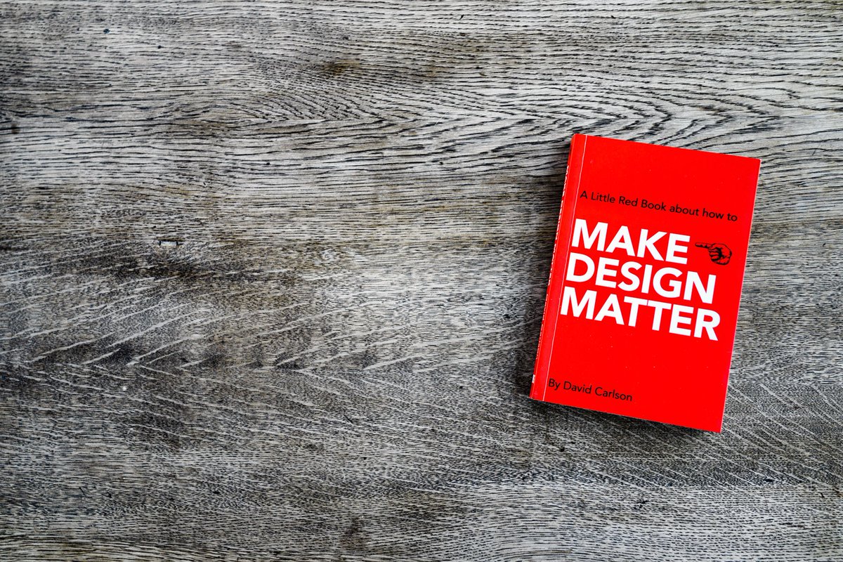 #Design not only adds value to every product but it's also used as a driver of #innovation for almost all industries. This book will help you to design better… and to make design matter! 
"MAKE DESIGN BETTER" Carlson, David (<a href="/bispublishers/">BIS Publishers</a> : 2012)
#bookrecommendation
#goodreads