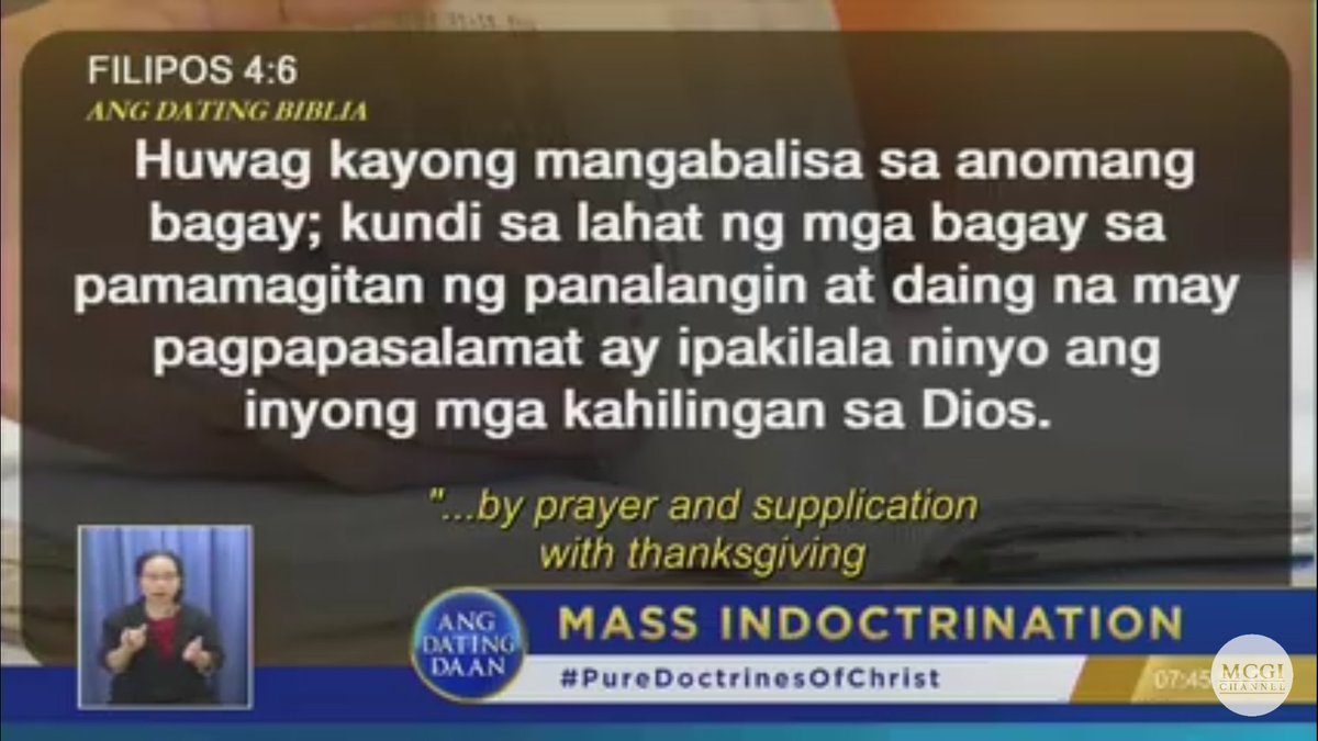 ElizabethZaleta's tweet photo. Ipakilala ang kahilingan sa Dios...

#PureDoctrinesOfChrist
#BiblicalDoctrinesDay4
#GlobalPrayerForHumanity https://t.co/2sBd9bt27j