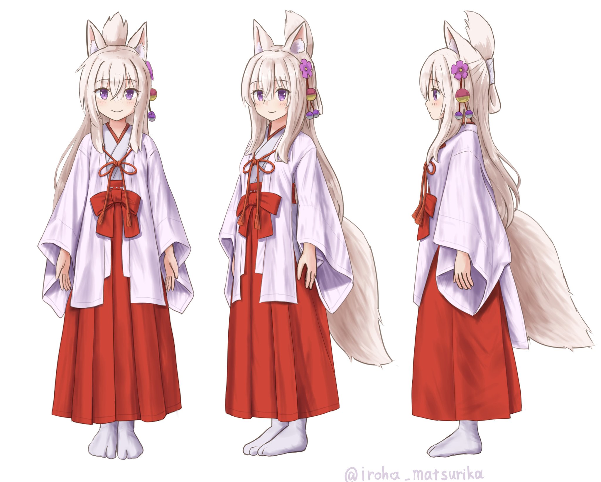 ロボホン 服 巫女さま風 緋袴 & 千早 51OJ7ilFhtL.jpg