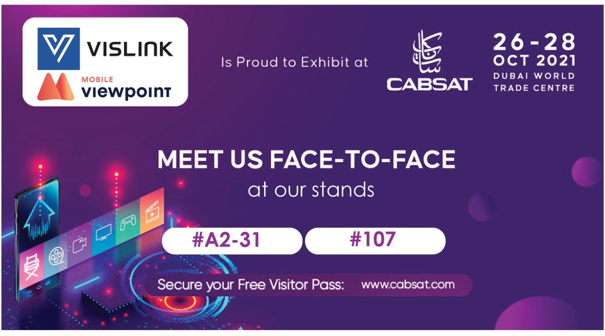 MobileViewpoint's tweet photo. Let's meet all of you during @CABSATofficial.
✅ connectivity solutions over #4G, #5G, satellite and #bondedIP
✅ mobile encoders
✅ #AIdriven solutions to ease your productions
✅ workflow solutions to monitor and manage remotely
register here: https://t.co/ZkmhCf7qjl https://t.co/EndWO1OqKb