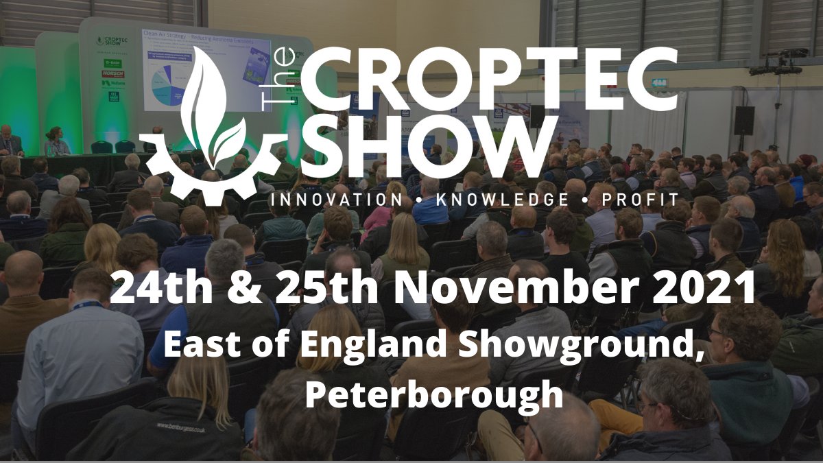 tradegovuk_EE's tweet photo. The countdown is on! #CropTec21 is back!🌽

Join @CropTecShow as arable experts &amp; farmers on the ground combine practical know-how &amp; technical insight to discuss the building blocks for a sustainable future.

Find out more &amp; register here
https://t.co/wJklHCBWv2
#FarmingPR https://t.co/HdYARWiZ6I