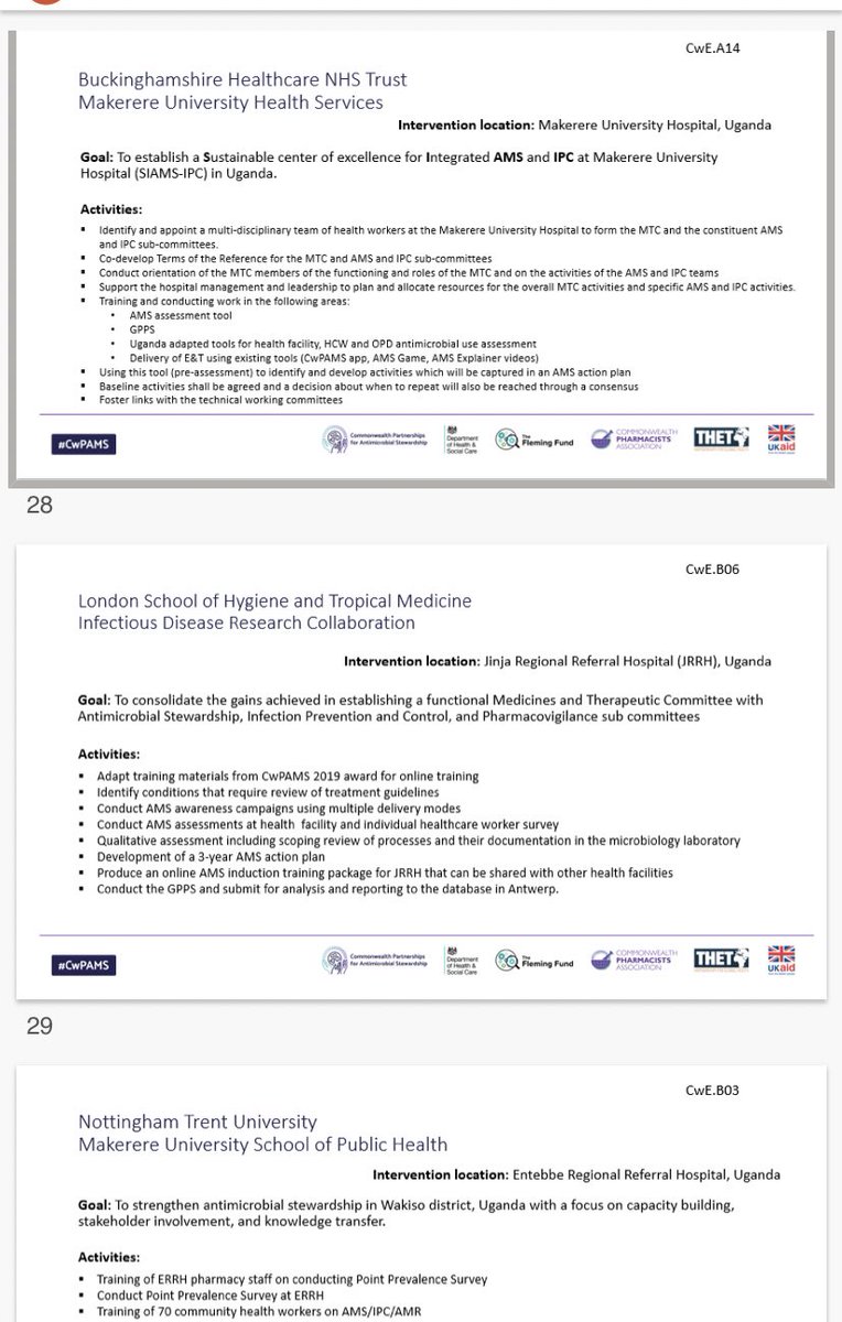 DrDianeAshiru's tweet photo. #WearePharmacy👏🏾👏🏾: so proud to see pharmacists in UK &amp; African countries leading on global health projects through #CwPAMS. Other pharmacists presenting on behalf of their partnerships were @ClaireBrandish1 @JoeBrayson @fredkitutu cc @AndrewEvansCPhO @keithridge1 #CPhOGHFellows https://t.co/vK2OwQy8xm