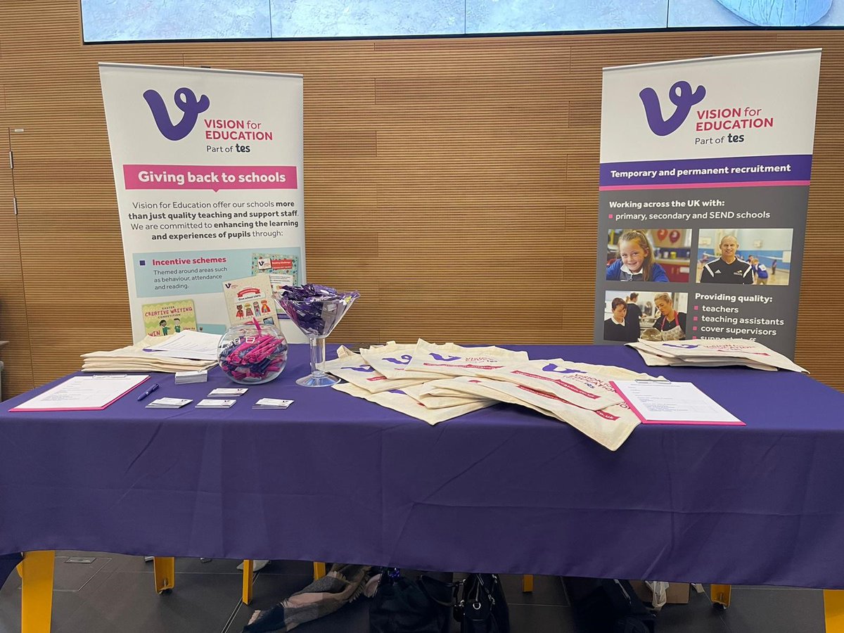 Come meet us today at #northamptonuniversity Careers Fair ! We would love a chat about your future career in education ! #careers #education #graduates #teachers #teachingassistants
 #visionforeducation