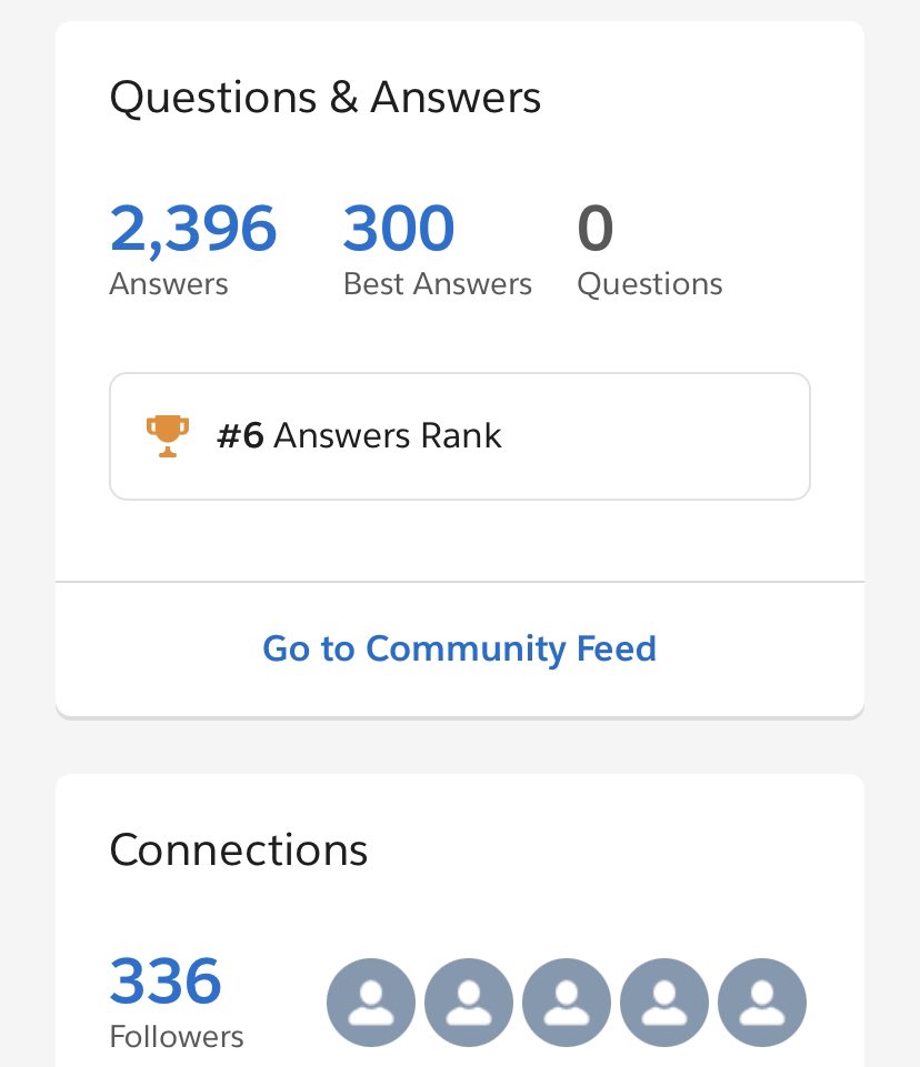 I reached the milestone on the #TrailblazerCommunity of helping 300 people!

Thank you #Trailblazers
And,Thank you #AnswerLeaders
#Trailhead #Salesforce