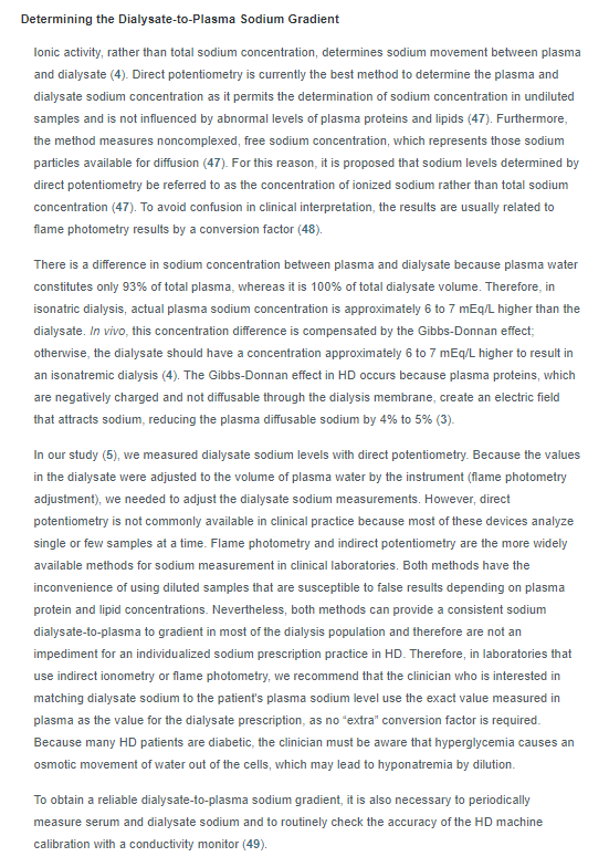 hswapnil's tweet photo. @NephRodby @amolmpatel @DCharytan @kidney_boy @jaykoyner @edgarvlermamd nice - really useful review - relevant snippet below 

We went down this rabbit hole few years ago while measuring dialysate sodium - https://t.co/5avv0GRH56 in @KIReports - make sure one uses the correct conversion factors if doing so! https://t.co/6KkwSzZK3a