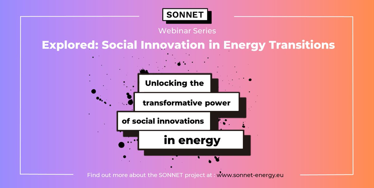 SONNET_energy's tweet image. We can't wait to connect with @FlorAvelino, @Tessa_DG and key SIE practitioners at our webinar on 11 Nov!

Join to discuss #power in social innovations in energy (#SIEs), including a Q&amp;amp;A discussion on our upcoming #PowerGuide guidance document.

Register: form.jotform.com/212804544918055