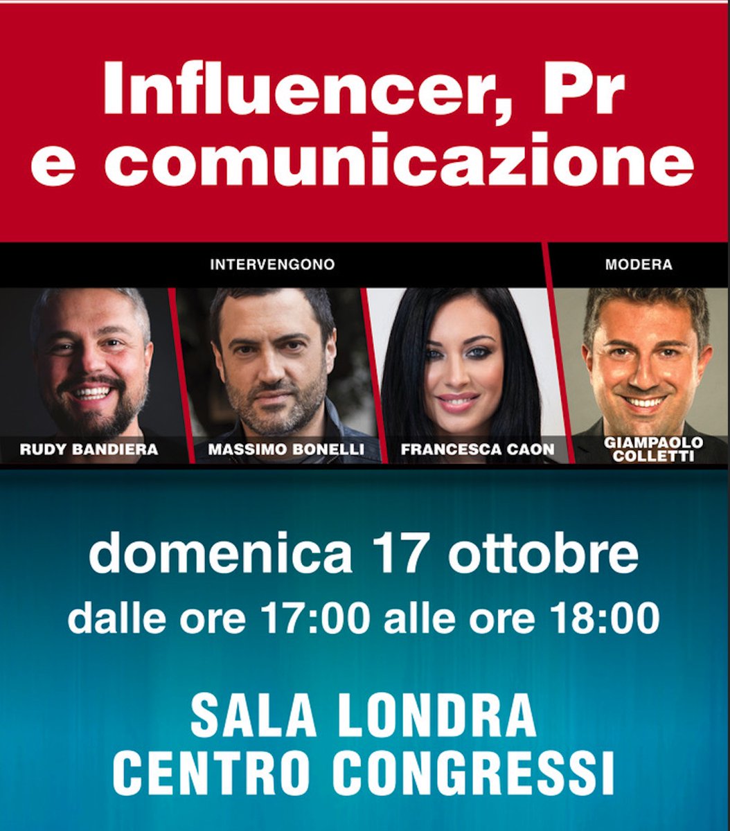 Rudy Bandiera (@rudybandiera) on Twitter photo Ci vediamo domenica al <a href="/SalonedelLibro/">Salone Libro Torino</a> di #torino ?!
Vi prometto che ci divertiamo :) Ci vediamo domenica al <a href="/SalonedelLibro/">Salone Libro Torino</a> di #torino ?!
Vi prometto che ci divertiamo :)