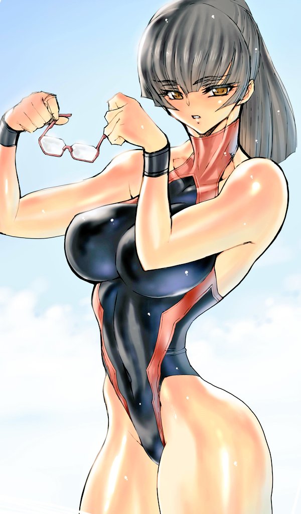 「そろそろ秋なので追い水着 」|赤坂　嘉紀のイラスト