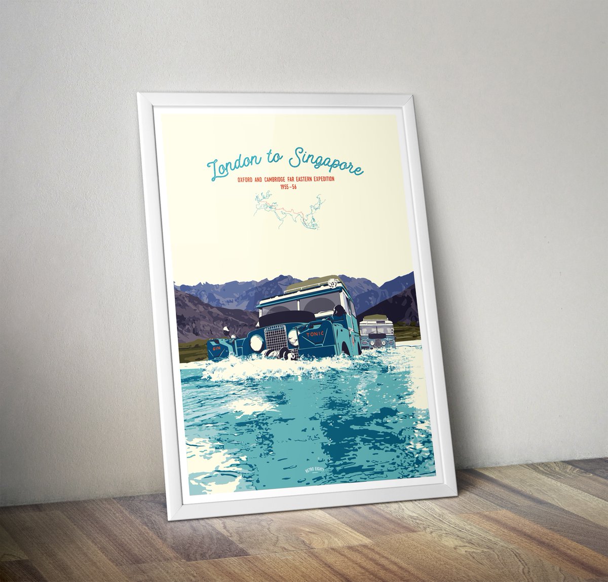 RetroEighty's tweet image. 'London to Singapore' retroeighty.co.uk #LandRover