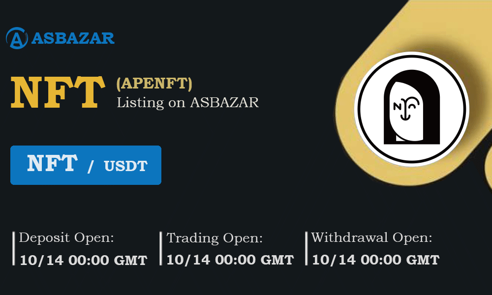 asbazarofficial's tweet photo. NFT Listed on ASBAZAR now you can Deposit / Withdrawal And Trade NFT - USDT Pair 

#NFTUSDT #exchange #trade #ASBCoin #ASBAZAR https://t.co/1EXmKcXTdy