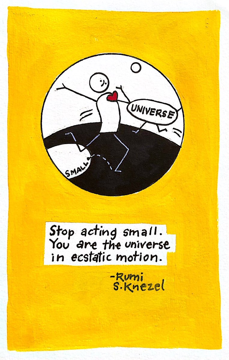 Stop acting small. You are the universe in ecstatic motion. -Rumi

#dailydrawing #meaningfulmarks #drawingisthinking #universeinmotion #ecstatic #nomoreacting