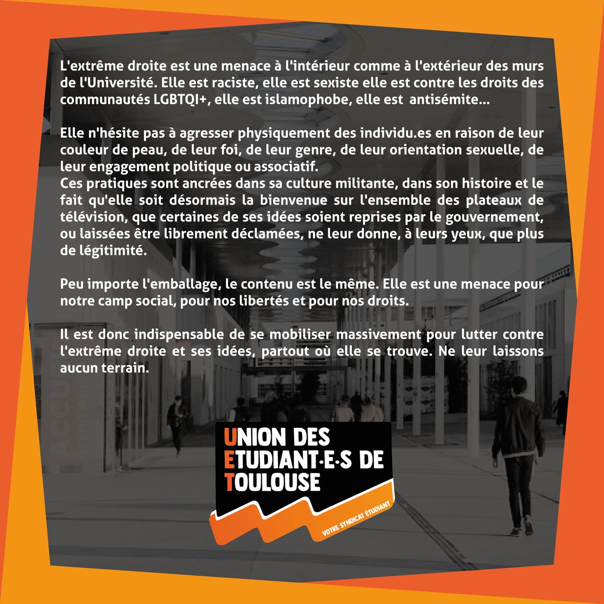 UET - Union des Étudiant·es de Toulouse tweet media