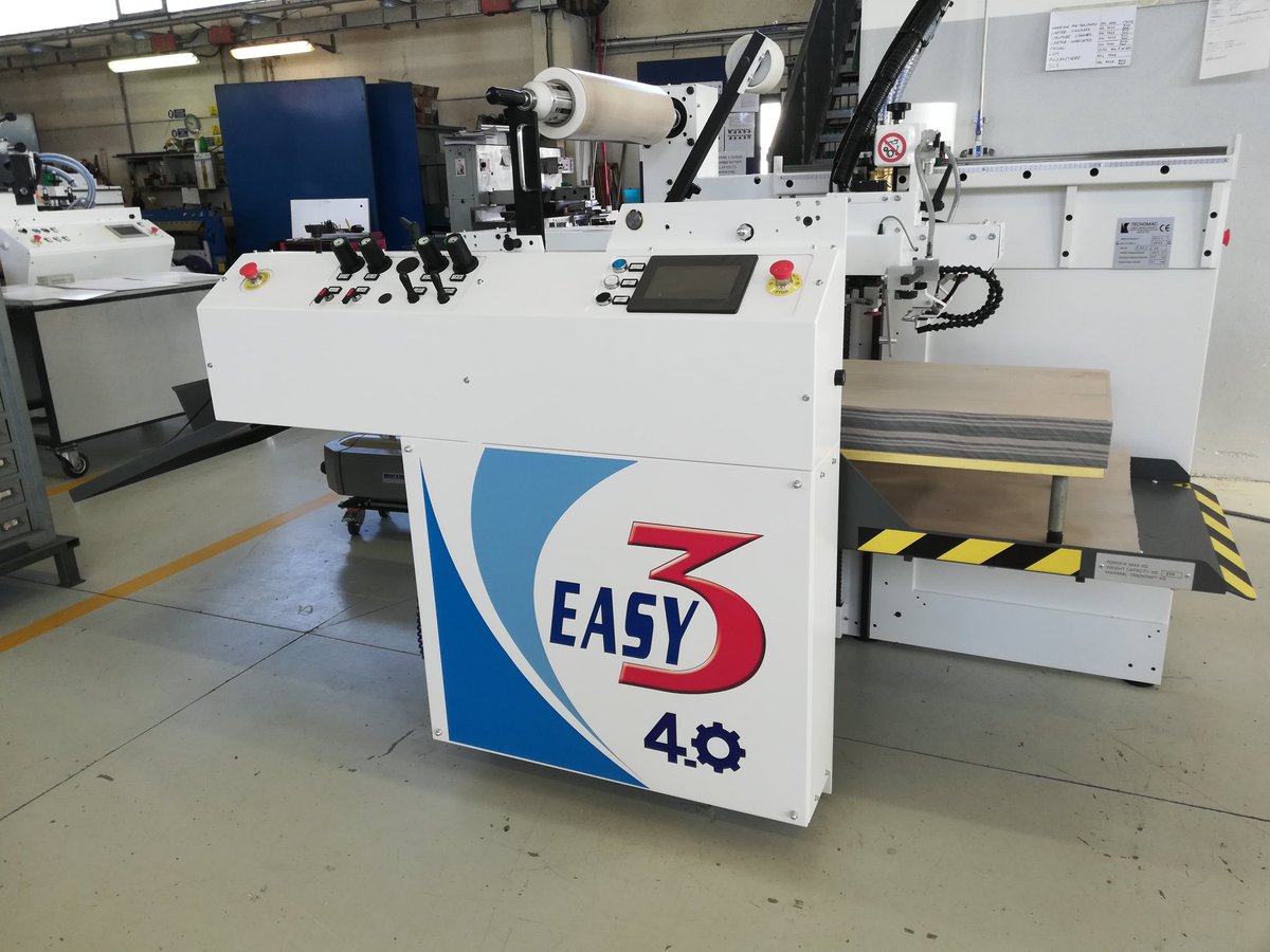 Thermal laminator mod. Tecnomac Easy-Max sheet size 54x88-tested and ready to be delivered in Italy...