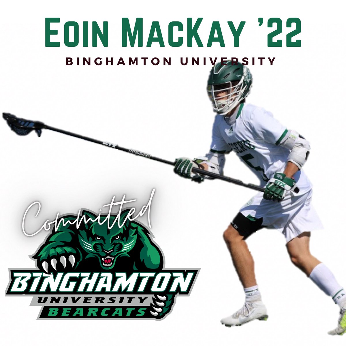 Thrilled to congratulate Eoin MacKay ‘22 on his commitment to <a href="/BinghamtonMLAX/">Binghamton MLacrosse</a>. 🧱 🧱 🧱 

#BrickRowLacrosseeoin